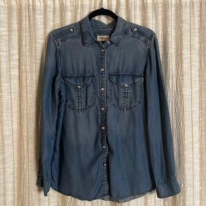 Express Denim Button Up